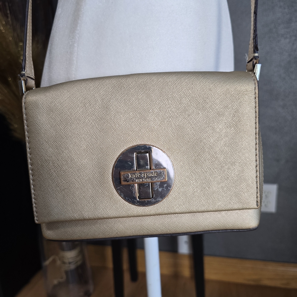 Kate Spade Mettalic Crossbody Bag - Picture 7 of 12